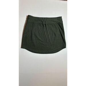 7DIAMONDS Generation Women's Green Mini Skirt Drawstring